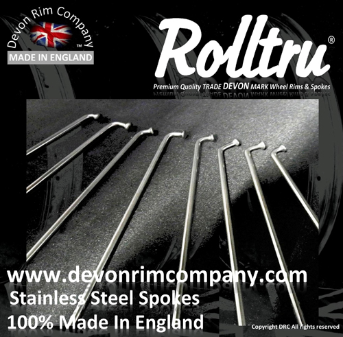 Rolltru Stainless Steel Motorcycle Spokes